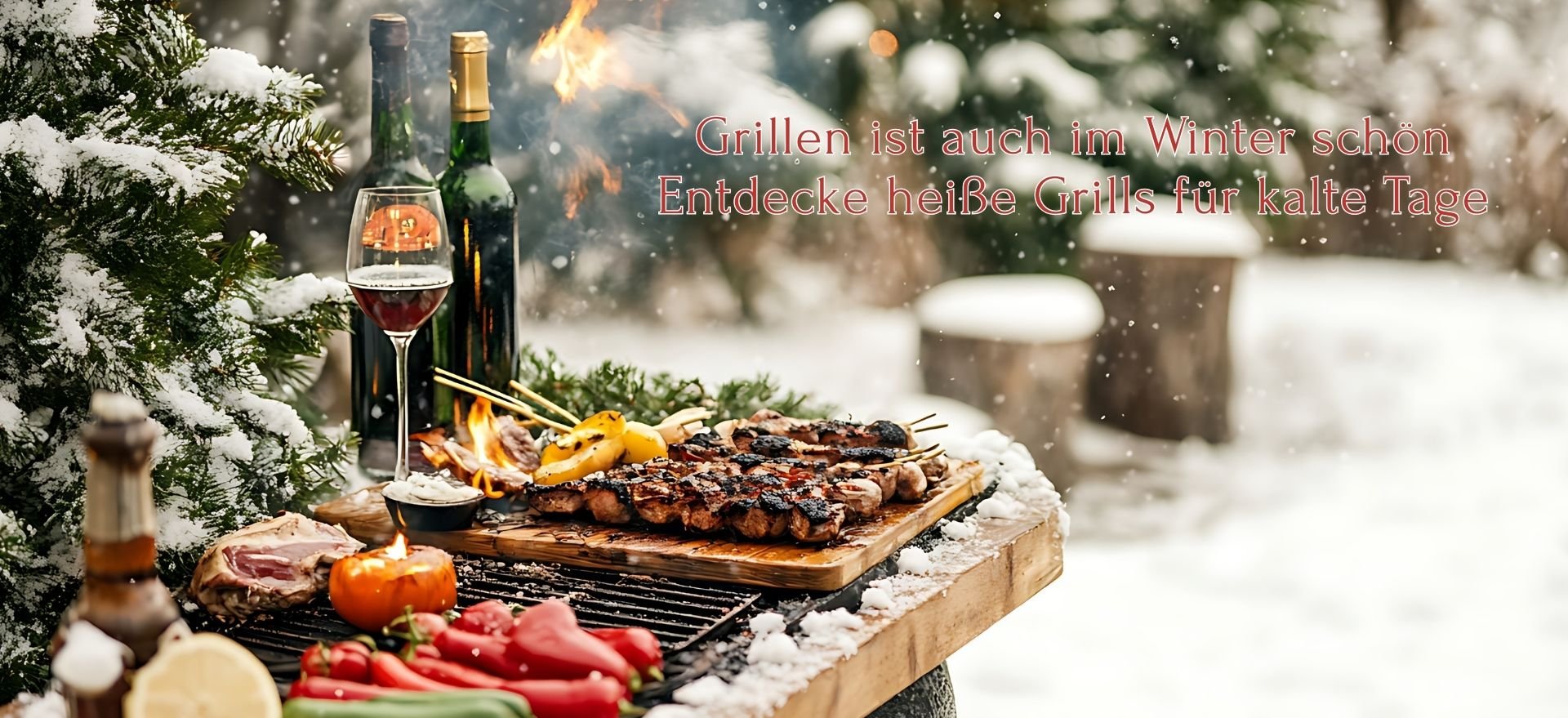 Grillen-Winter-Welt der Gartenmöbel
