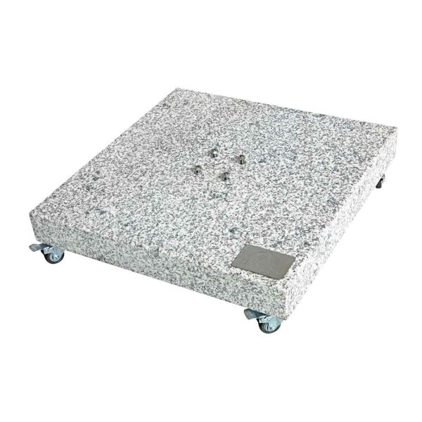 Granit Grundplatte Active ca. 140kg rollbar (ohne Standrohr)