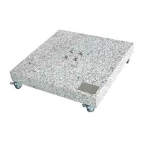 Granit Grundplatte Active ca. 140kg rollbar (ohne Standrohr)