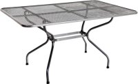 Royal Garden Universal Tisch 145x90cm  eisengrau