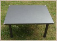 Alu-Lounge-Tisch graphit 90x70 Einzelstück -...