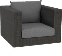 FONTANA Loungesessel basaltgrau incl. Kissen Korpus -...