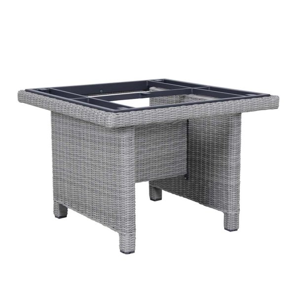 KETTLER PALMA Modular Tischgestell Geflecht white-washed 95x95cm Einzelstück - Ausstellungsstück