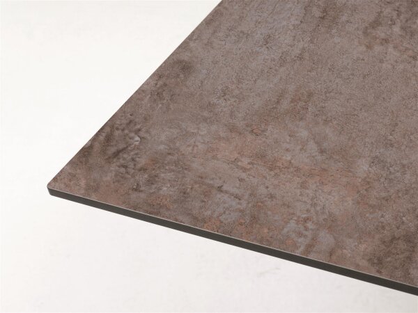 BERN PLUS Tisch 90x90cm grau-met/dolomit - Rollstuhlunterfahrbar - Ausstellungsstück