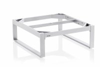 KETTLER EGO Lounge Tischgestell silber 95x95...