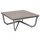 Karasek PALMA Loungetisch 75x75cm grau-met./teco.STAR dolomit - Ausstellungsstück -