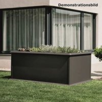 Biohort HochBeet 100x100cm, dunkelgrau-metallic incl....