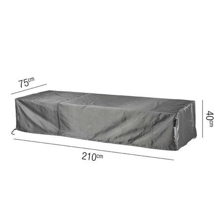 Platinum AeroCover Abdeckhaube Liege 210x75x40 anthrazit