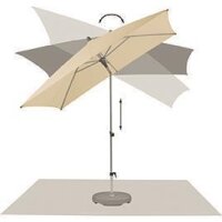 ALU-SMART easy 210x150cm, Des.150 eggshell - Klein aber clever