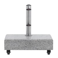 Granitsockel Active ca. 25 kg für Balkon rollbar