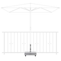 Granitsockel Active ca. 25 kg für Balkon rollbar