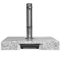 Granitsockel Trolley Active ca. 30 kg mit Rollen und Griff