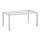 KETTLER EDGE Tischgestell 160x95 cm silber
