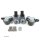 Glatz Rollen-Set (4 Stck.) zu M4 Sockelrahmen, Stahl verzinkt bis max.240kg