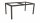 Stern Tischgestell Classic 160 x 90 cm  anthrazit