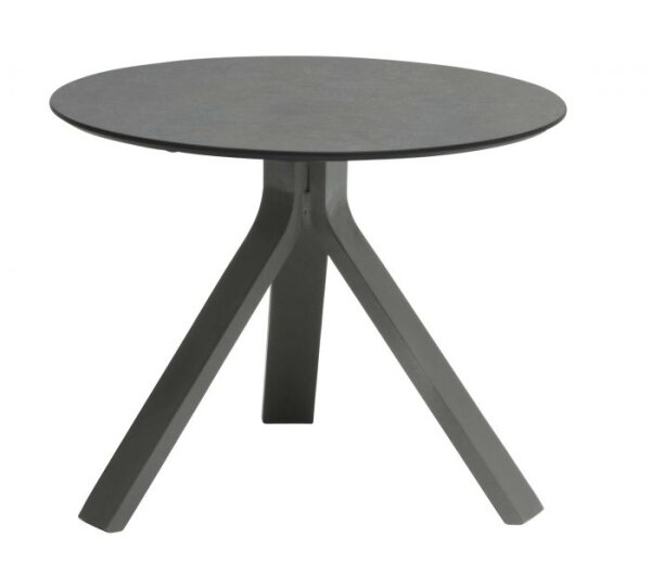 FREDDIE Beistelltisch Ø55 cm graphit/ smoky