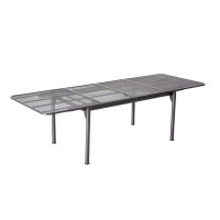 Mwh Universal Ausziehtisch 163/261x90 eisengrau incl. 2...