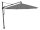 SOMBRANO® S+ Ø 400cm, Des.157 grey stone/anthrazit- Ingenieurskunst für 360° Schatten (ohne Befestigung)
