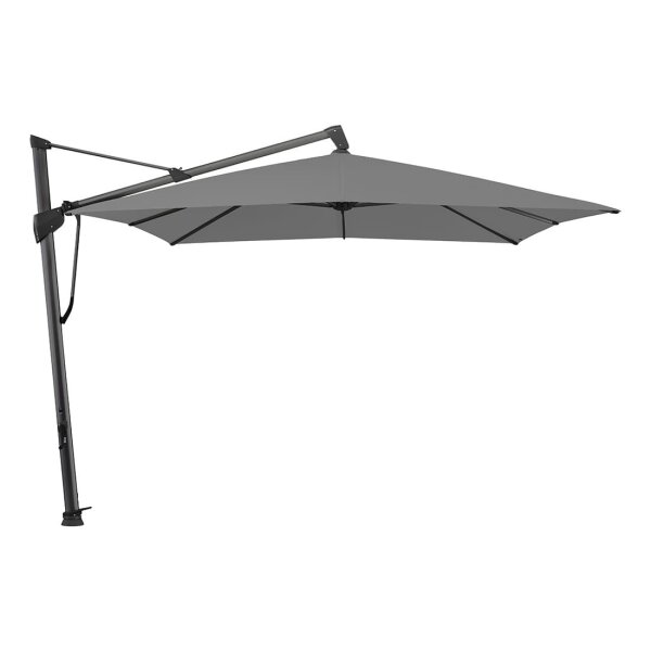 SOMBRANO® S+ 300x300cm, Des.157 grey stone/anthrazit - Ingenieurskunst für 360° Schatten (ohne Befestigung)