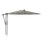 SUNWING® Casa easy Ø300cm, Des.151 ash/anthrazit -  Der 360° Schattenspender in klein (ohne Befestigung)