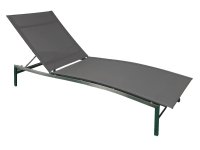 Zebra ONE Liege edelstahl / teak / dark grey