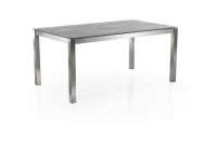 CLASSIC Edelstahl-Tisch 160x100 cm edelstahl/Keramik...