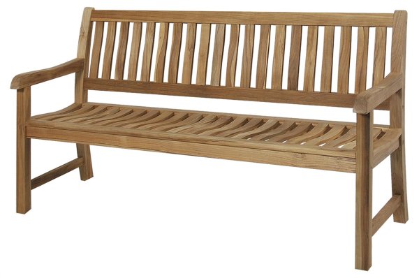 Zebra PRESIDENT 3-er Bank Teak 160cm