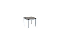Karasek MIAMI Beistelltisch 45x45cm grau-met./teco.STAR...