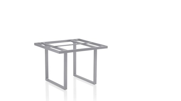 KETTLER SKATE Tischgestell 95x95cm Casual Dining silber