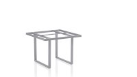 KETTLER SKATE Tischgestell 95x95cm Casual Dining silber