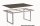 KETTLER SKATE Tischgestell 160x95cm Casual Dining silber