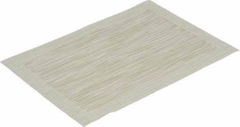 Stern Tischsets 6er Packung ca. 33 x 48 cm Textilen kieselgrau