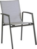 Stern NEW TOP Stapelsessel anthrazit / silber -...
