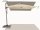 Glatz SOMBRANO® S+ Ampelschirm 300x300cm, Des.150 eggshell