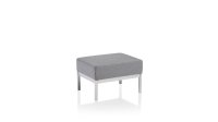 PURE Casual Dining City-Line Hocker silber/flanelle