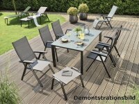 CIRRUS Silver-Line Stapelsessel anthrazit/anthrazit-grau (extra hoch)