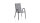 CIRRUS Silver-Line Stapelsessel anthrazit/anthrazit-grau (extra hoch)