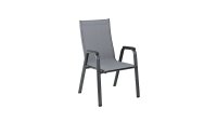 KETTLER CIRRUS Stapelsessel anthrazit/anthrazit-grau