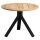 FREDDIE Beistelltisch Ø60 cm schwarz matt / teak