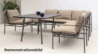 MAX Lounge Diningtisch graphite/volcanic stone 140x90cm