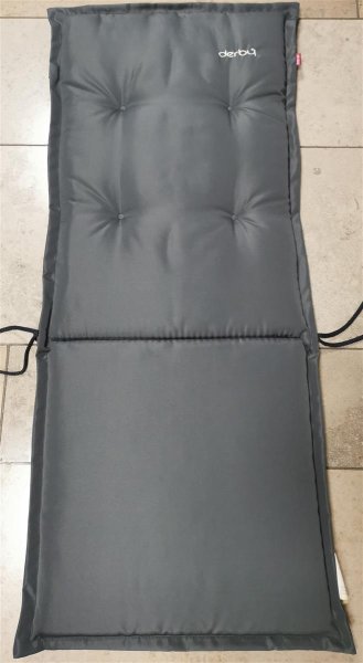 Doppler Auflage LOOK für Hochlehner Des.840 anthrazit 119x48x4 Ausstellungsstück-Einzelstück