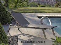 ALLROUND Rollenliege anthrazit / silber