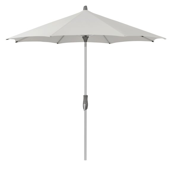 Glatz ALU-TWIST Mittelstockschirm Ø 300cm, Des. 156 pale grey