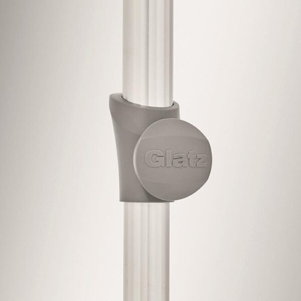 ALU-SMART easy Ø 300cm, Des.156 pale grey - Klein aber clever (ohne Befestigung)