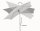 ALU-SMART easy 240x240cm, Des.156 pale grey - Klein aber clever (ohne Befestigung)