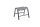 KETTLER CIRRUS Silver-Line Hocker anthrazit/anthrazit-grau