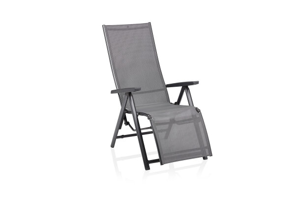 CIRRUS Silver-Line Relaxsessel XL anthrazit/anthrazit-grau (extra hoch)