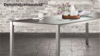 SLIMM Tisch 160x100 cm  edelstahl  / HPL volcano anthrazit
