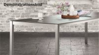 Solpuri SLIMM Tisch 160x100 cm  edelstahl  / HPL volcano anthrazit