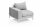 Kettler Ego Lounge-Modular-Set incl.Loungetisch aluminium/sunbrella hellgraumeliert/microfaser